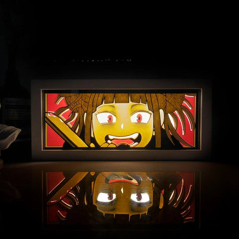 My Hero Academia Toga Himiko Paper Carving Lamp Photo Frame