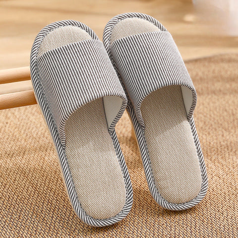 Season linen slippers female home m1915010543