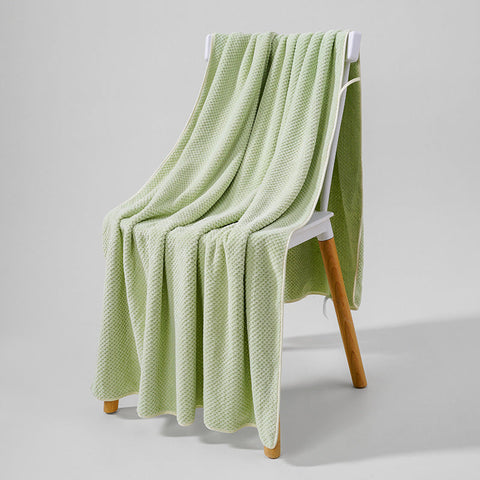 Large and thickened coral velvet pineapple absorbent bath towel m1915010550