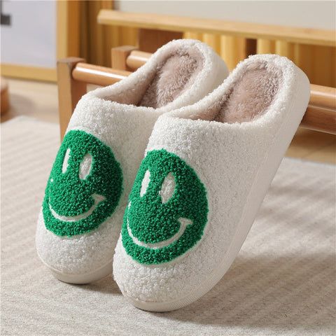 Winter cute cartoon smiling face home cotton slippers m1915010610